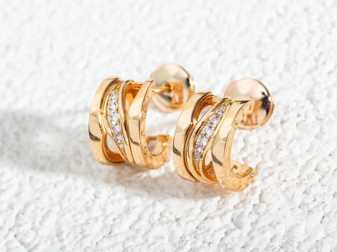 [⭐Veya]ZERO 1 OHRRINGE IN ROSÉGOLD MIT DIAMANTEN