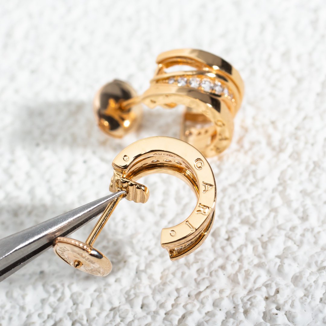 [⭐Veya]ZERO 1 OHRRINGE IN ROSÉGOLD MIT DIAMANTEN