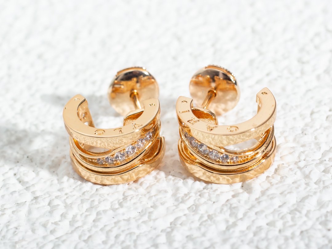 [⭐Veya]ZERO 1 OHRRINGE IN ROSÉGOLD MIT DIAMANTEN