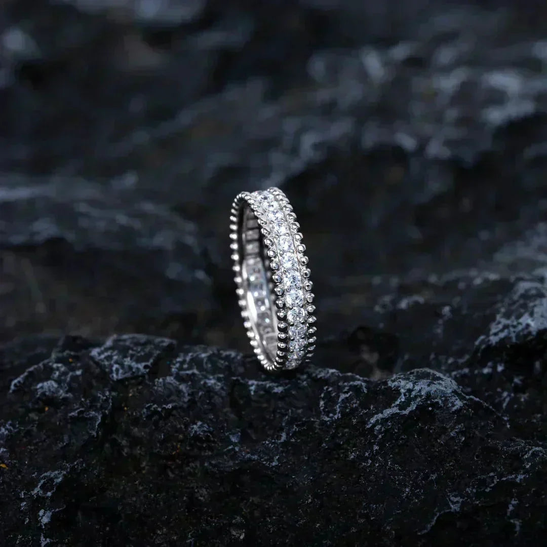 Aura PERLEE DIAMOND SILVER RING