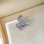 Aura CLOVER COMOS DIAMOND EARRINGS SILVER