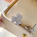 Aura CLOVER COMOS DIAMOND EARRINGS SILVER