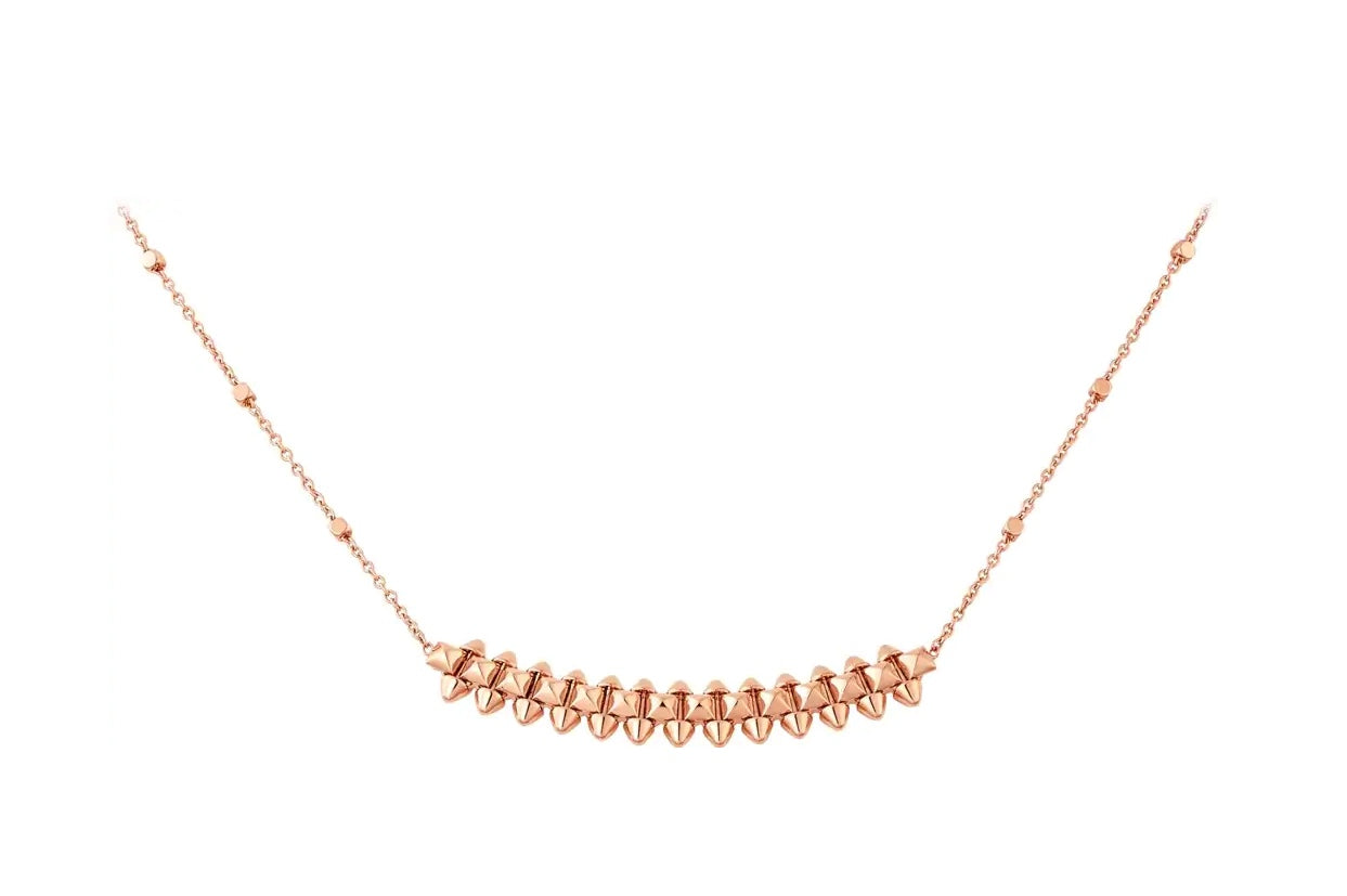 Aura CLASH PINK GOLD NECKLACE