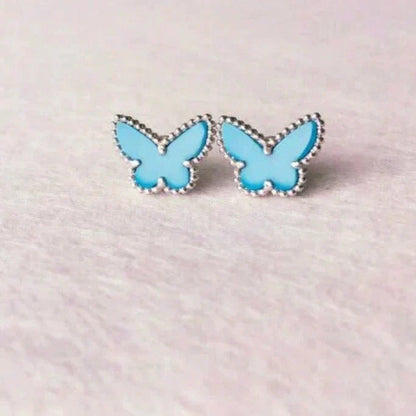 Aura BUTTERFLY TURQUOISE OHRRINGE SILBER