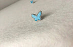 Aura BUTTERFLY TURQUOISE EARRINGS SILVER