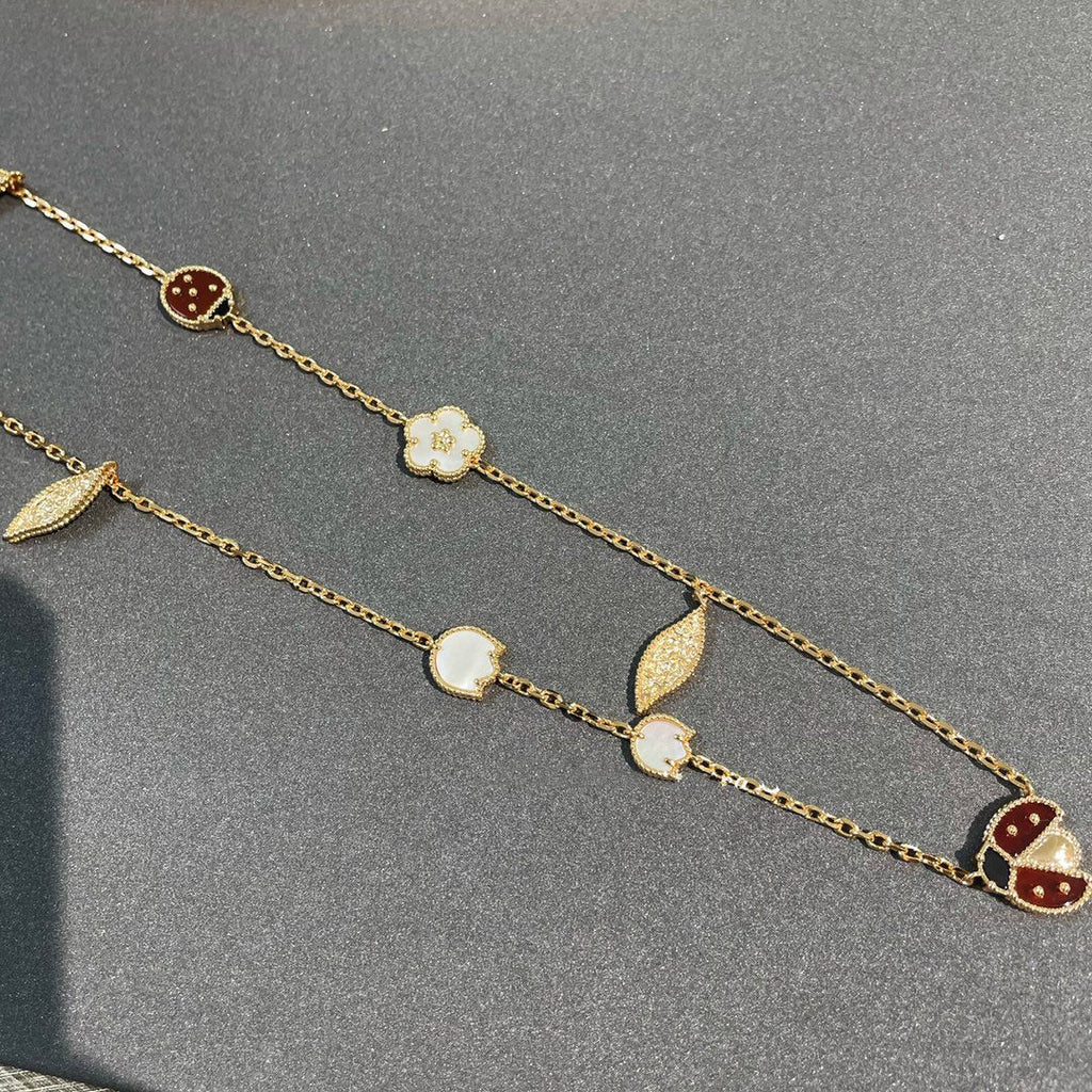 Halskette mit 15 Motiven Aura LUCKY SPRING GOLD