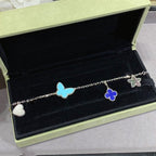 Aura LUCKY SPRING SILVER BRACELET 4 MOTIF