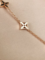 Aura STAR AND SUN 7 MOTIFS GOLD BRACELET