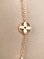 Aura STAR AND SUN 7 MOTIFS GOLD BRACELET