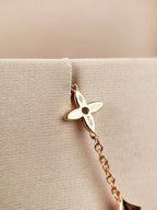 Aura STAR AND SUN 7 MOTIFS GOLD BRACELET