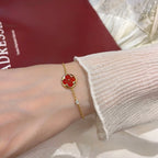 Aura SUN PEDANT CARNELIAN BRACELET