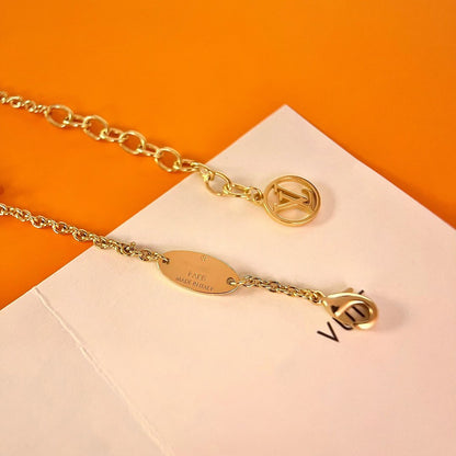 [⭐Aura ]LOGO STAR MOTIF GOLD BRACELET