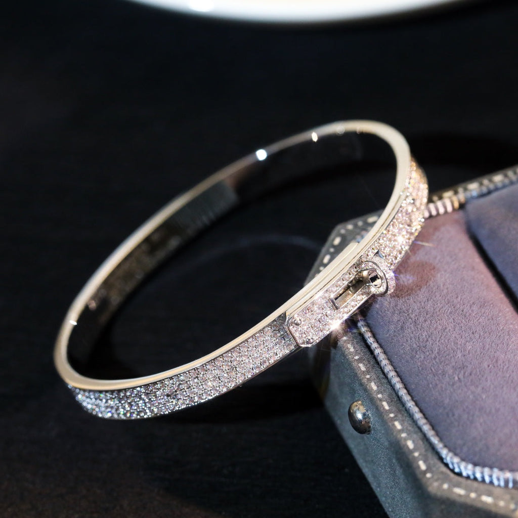 Aura KELLY BRACELET DIAMOND PAVED