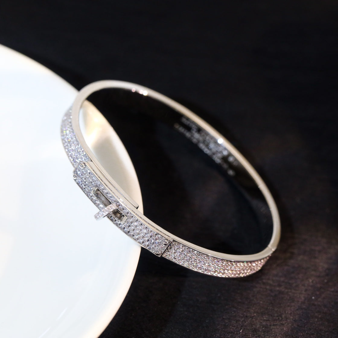 Aura KELLY BRACELET DIAMOND PAVED