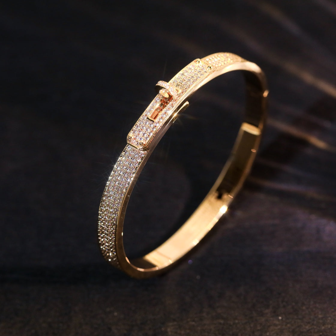 Aura KELLY BRACELET DIAMOND PAVED