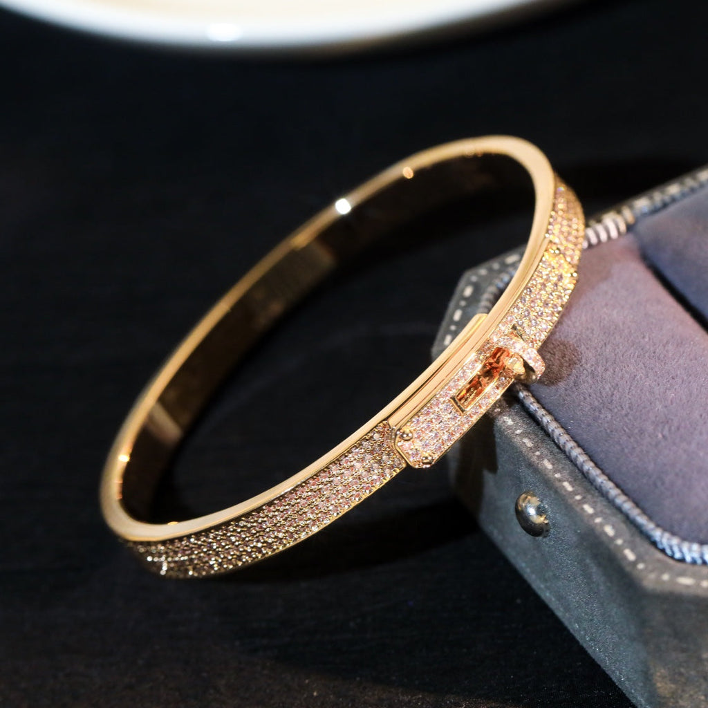 Aura KELLY BRACELET DIAMOND PAVED