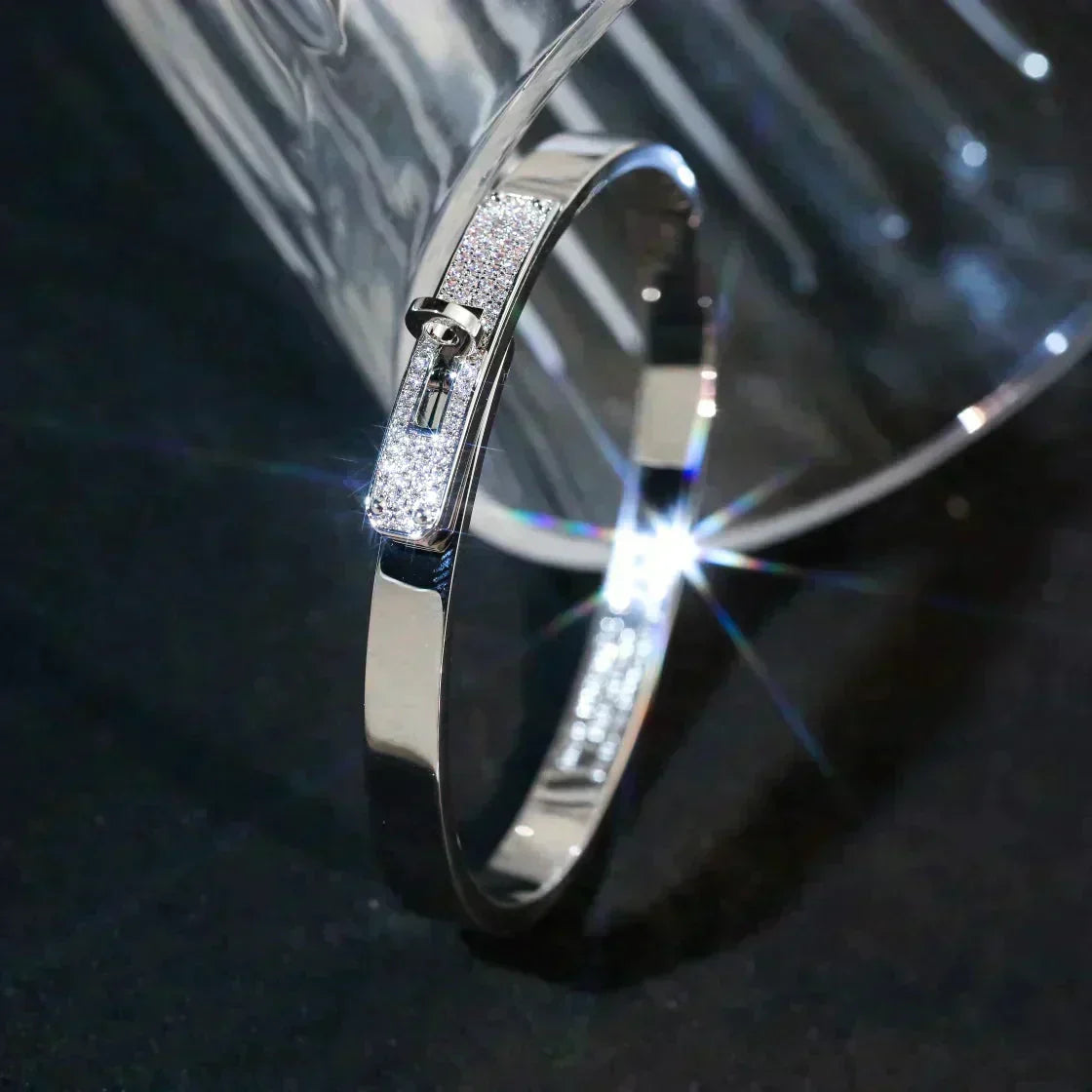 Aura KELLY SILVER DIAMOND BRACELET