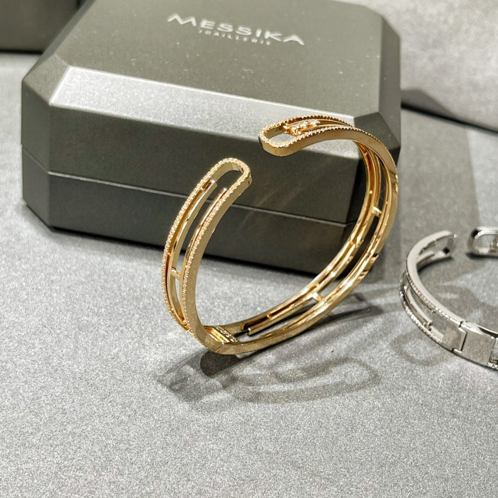 [Aura ] MOVE 10TH PAVED DIAMOND BRACELET