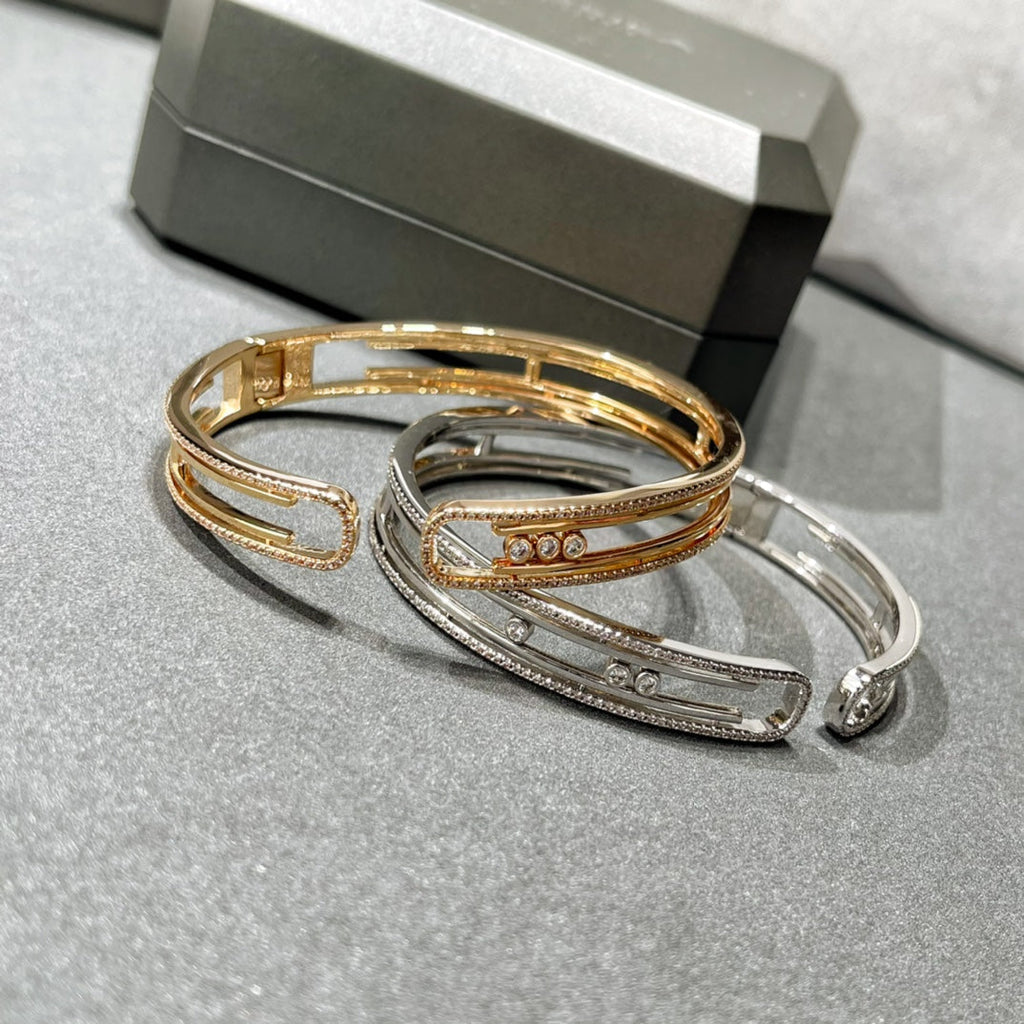 [Aura ] MOVE 10TH PAVED DIAMOND BRACELET
