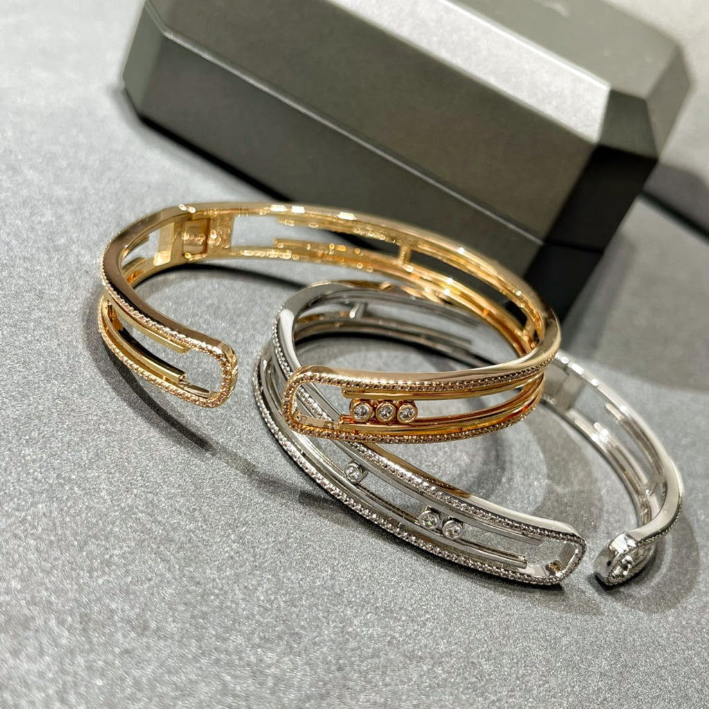 [Aura ] MOVE 10TH PAVED DIAMOND BRACELET