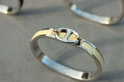[⭐Aura ]CLIC CHAINE SILVER BRACELET
