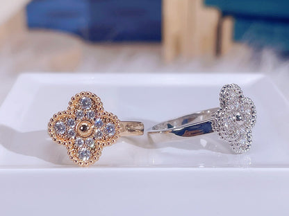 [⭐Aura ]CLOVER DIAMOND RING