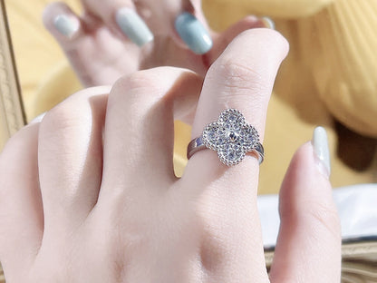 [⭐Aura ]CLOVER DIAMOND RING