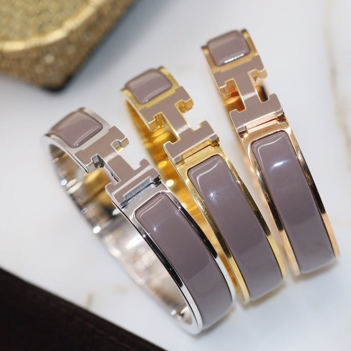 Aura H BRACELET 12MM BROWN