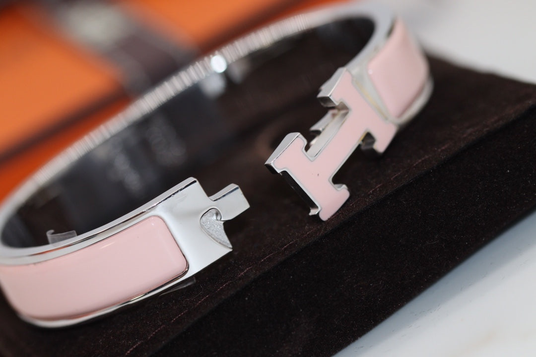 [⭐Aura ]H BRACELET 12MM PINK