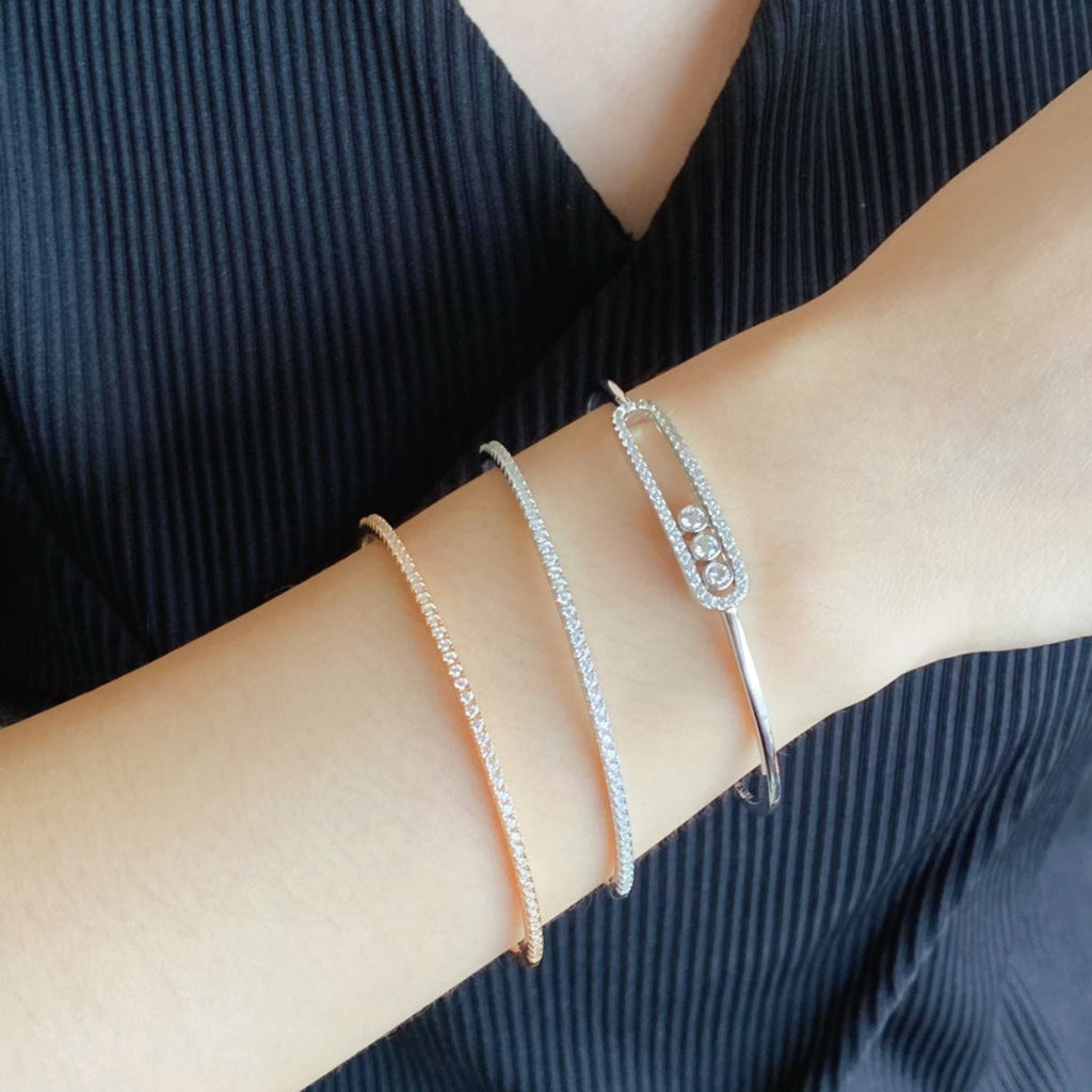 Aura Mini Diamant Tennis Armband