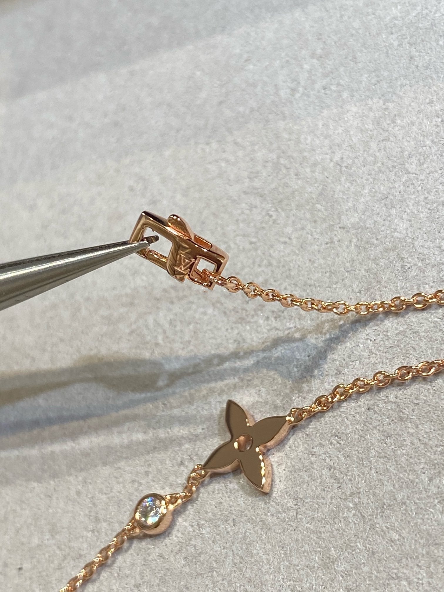 Aura STAR DIAMOND PINK GOLD BRACELET