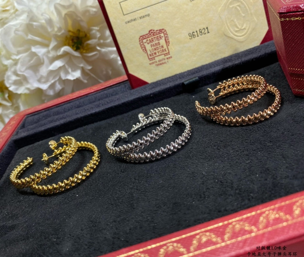 Aura CLASH LARGE HOOP EARRINGS