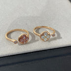 Aura SUN 1 DIAMOND PINK MOP RING