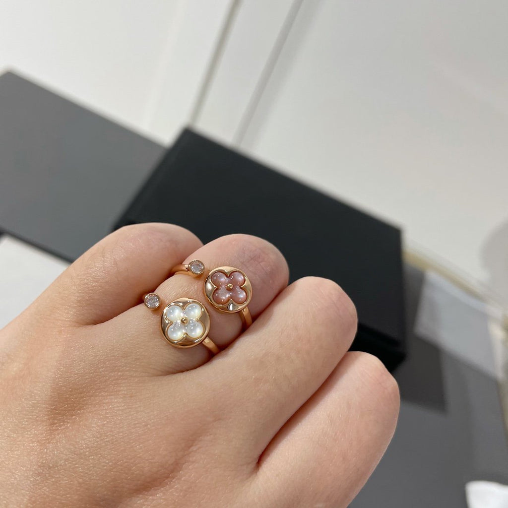Aura SUN 1 DIAMOND PINK MOP RING
