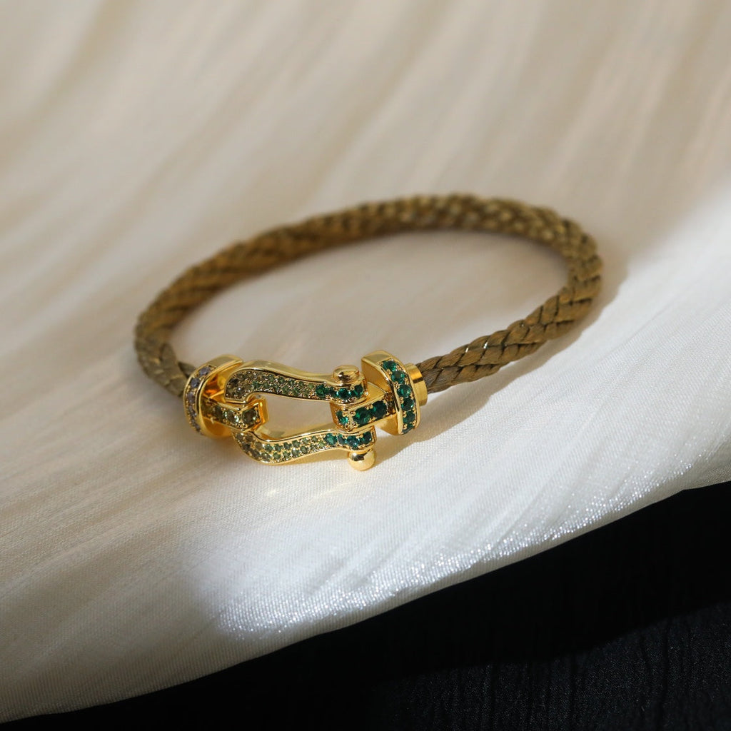 Aura FORCE 10 GOLD GREEN DIAMOND PAVED
