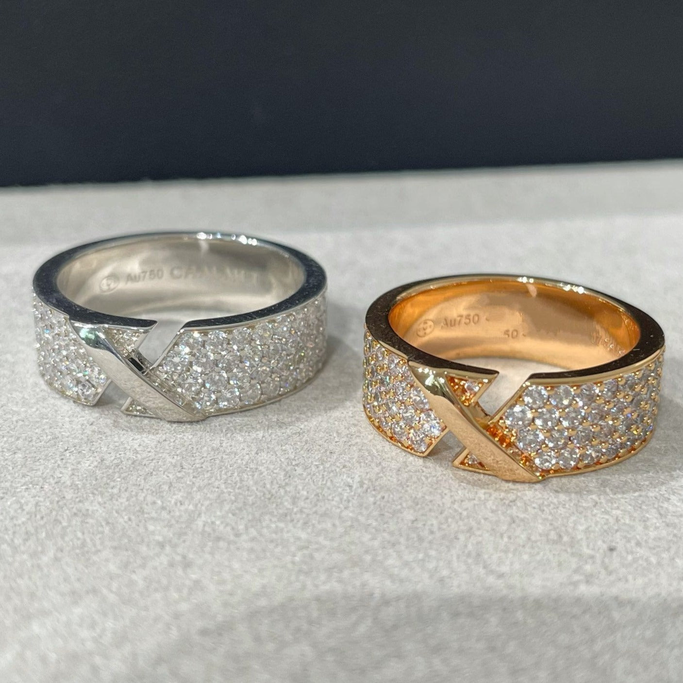 Aura LIENS EVIDENCE  DIAMOND PAVED RING