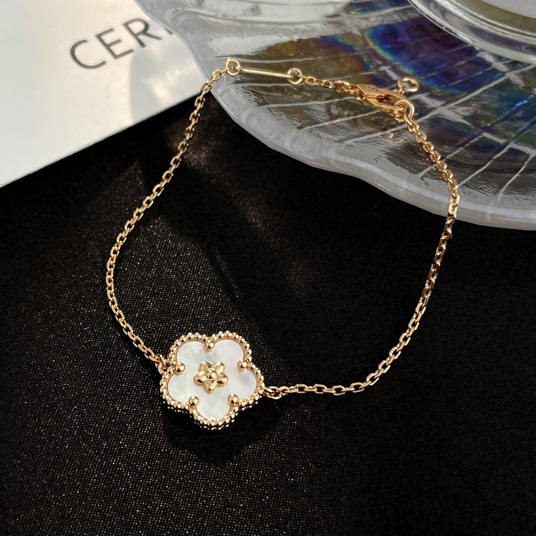 Aura LUCKY SPRING ROSE GOLD MOP BRACELET