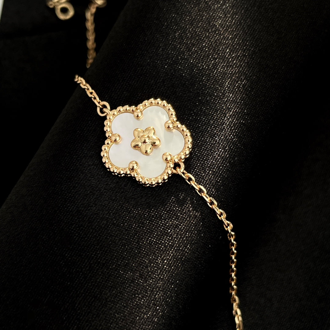 Aura LUCKY SPRING ROSE GOLD MOP BRACELET