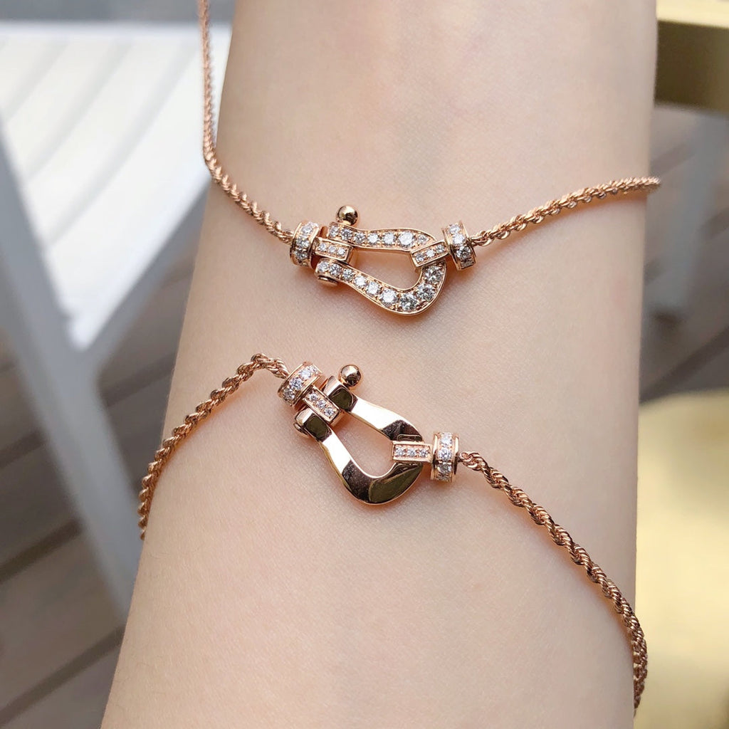 Aura FORCE 10 PINK GOLD DIAMOND NECKLACE