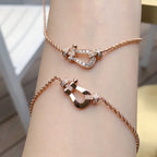 Aura FORCE 10 PINK GOLD DIAMOND NECKLACE