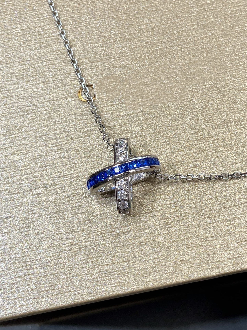 Aura LIENS DIAMOND SILVER HALSKETTE