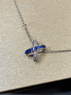 Aura LIENS DIAMOND SILVER HALSKETTE