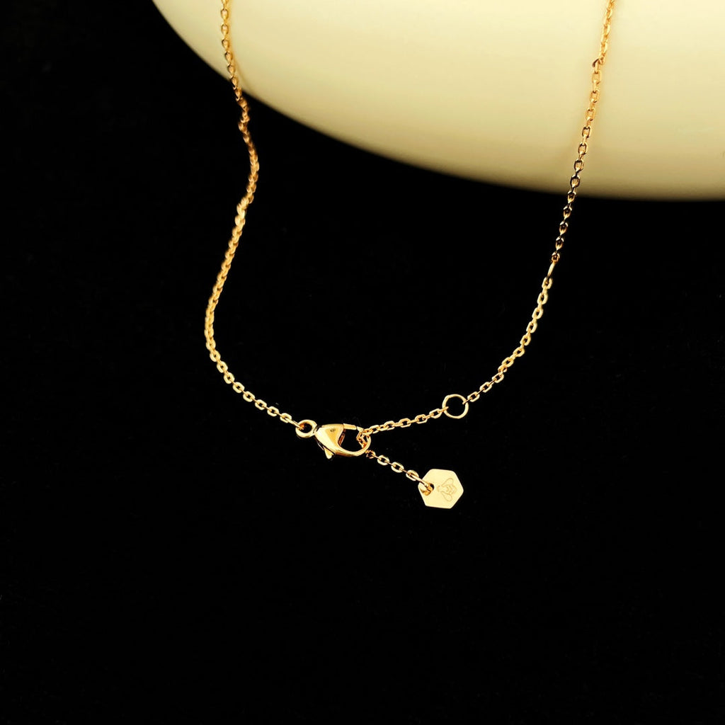 Aura BEE MINI ANHÄNGER DIAMANTENHALSKETTE