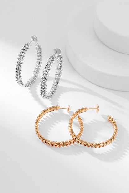 [⭐Aura ]CLASH HOOP EARRINGS