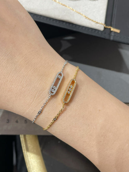 [⭐Aura ]BABY MOVE DIAMOND BRACELET