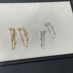 Aura CHAINE CHAOS DIAMOND DROP EARRINGS