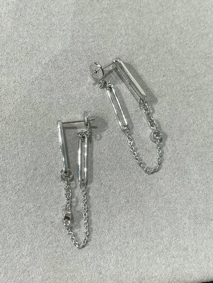[⭐Aura ]CHAINE CHAOS DIAMOND DROP EARRINGS