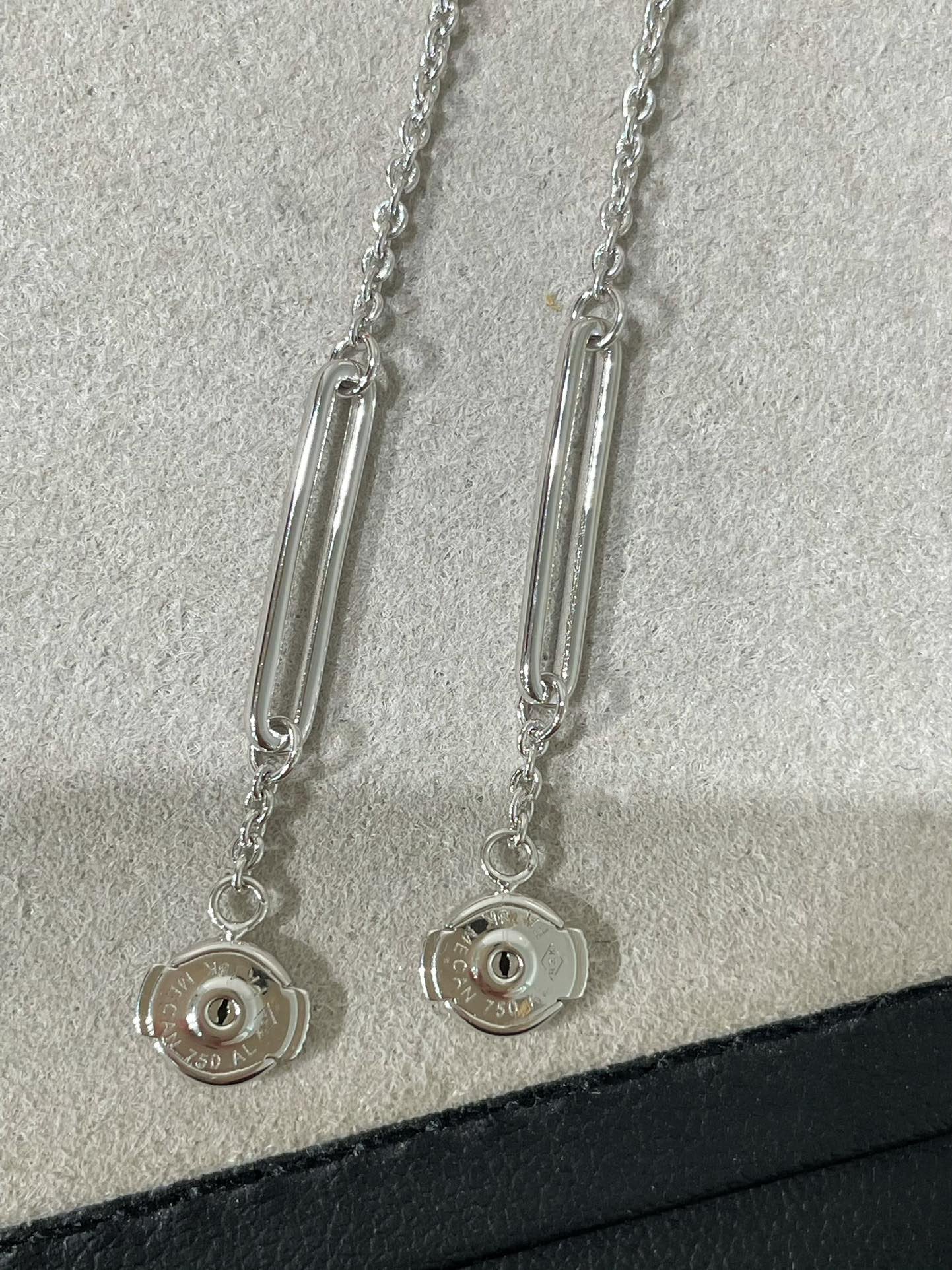 Aura CHAINE CHAOS DIAMOND DROP EARRINGS