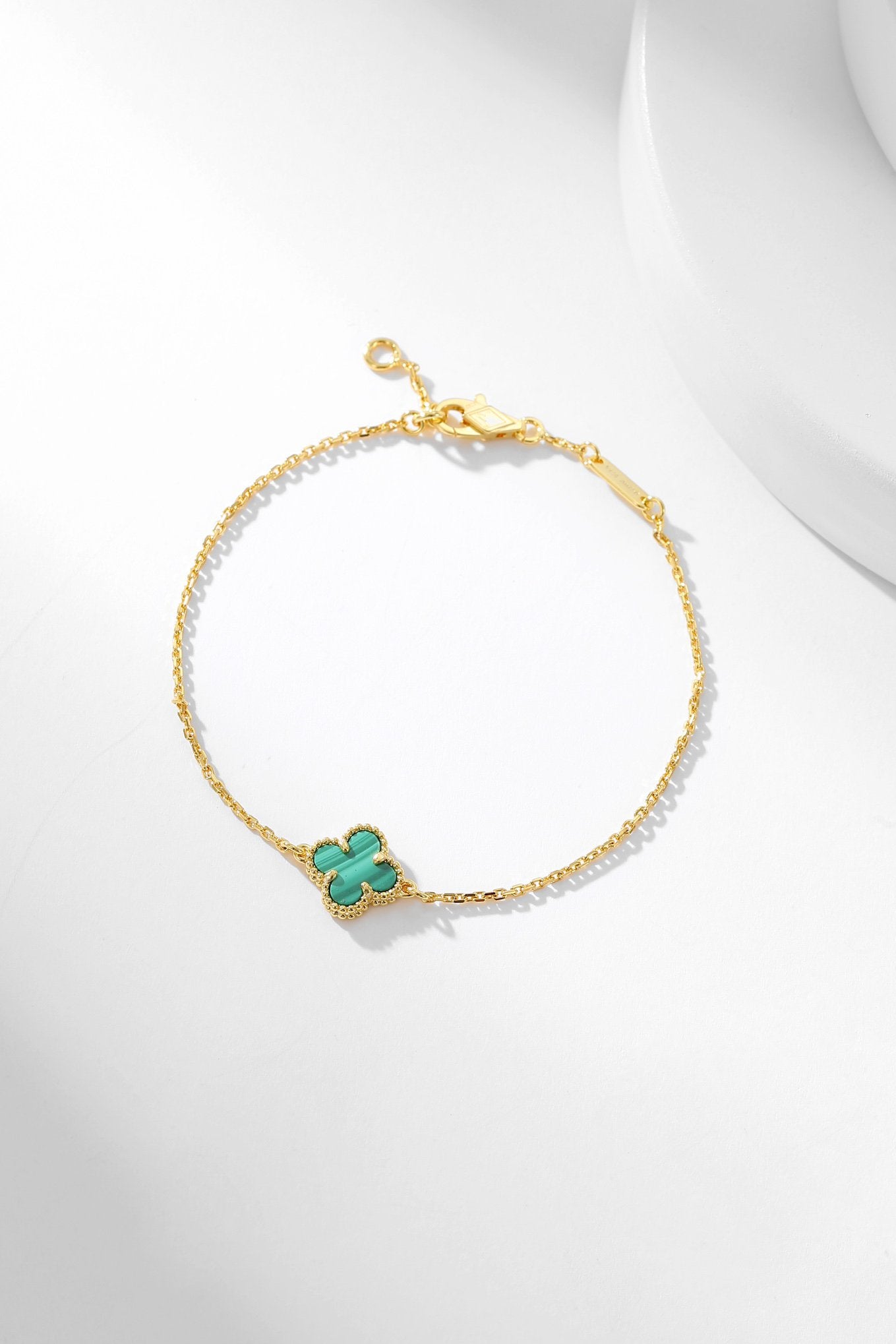Aura CLOVER ARMBAND MALACHIT 1 MOTIV