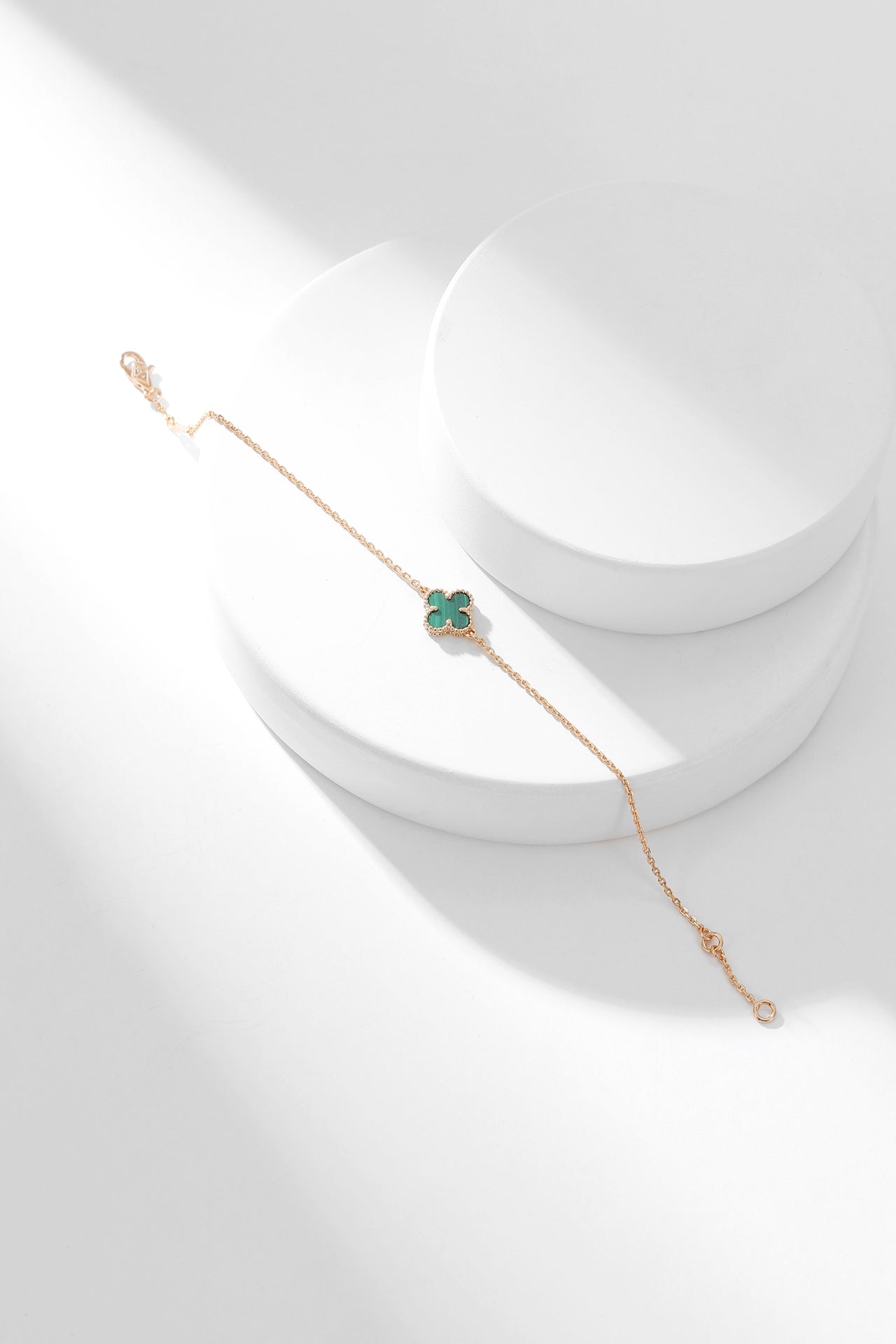 Aura CLOVER ARMBAND MALACHIT 1 MOTIV